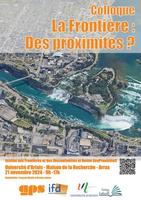 Affiche Colloque La frontière