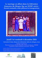 Affiche colloque "Le mariage en débat"