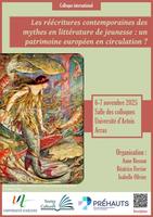 Affiche colloque Réécritures des mythes 
