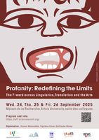Affiche colloque Profanity