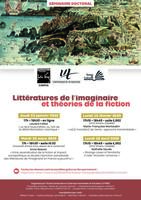 affiche Séminaire Littératures de l'imaginaire et théories de la fiction
